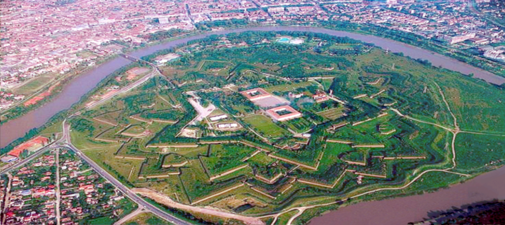 Fortress of Arad in Romania