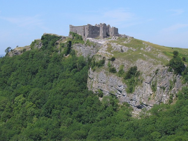 Carreg Cennen Castle（ウェールズ）