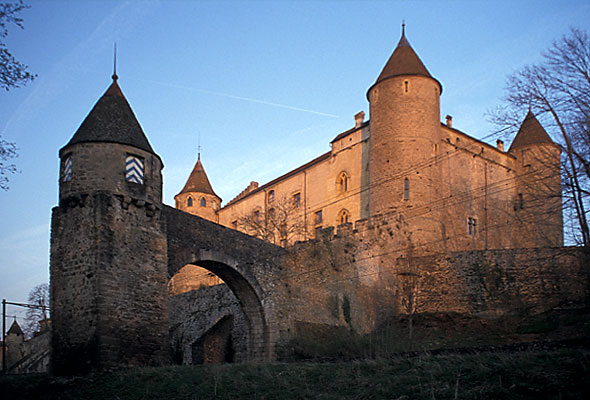 Schloss Grandson in der Schweiz