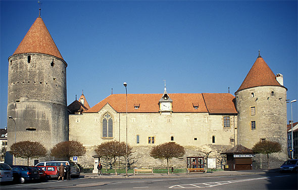 Schloss Yverdon in der Schweiz