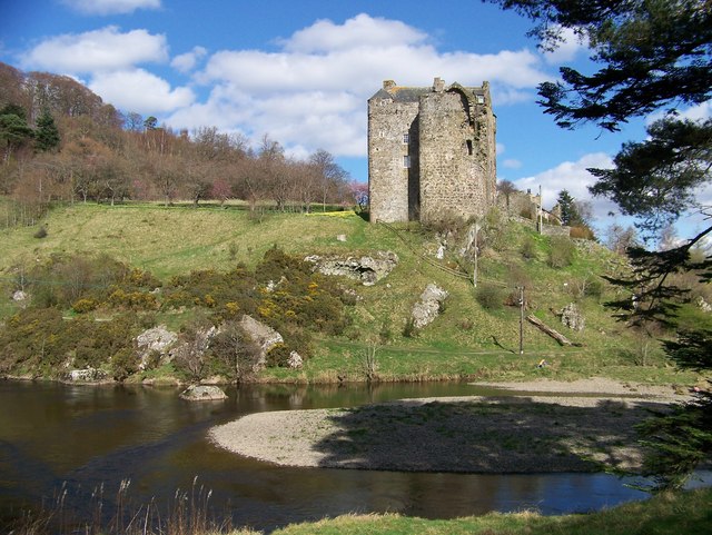 Neidpath Castle in Scotland