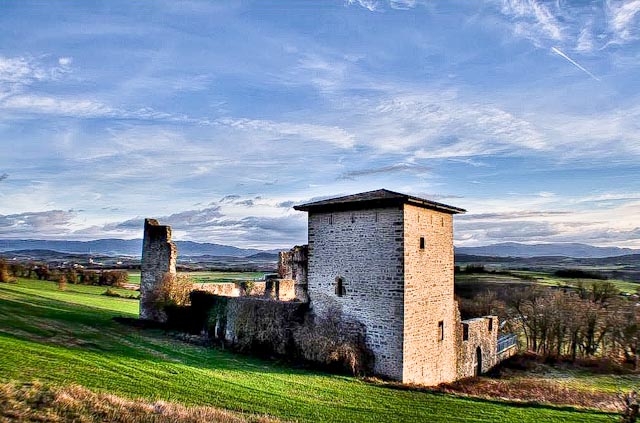 Tower-palace of Guevara in Spain