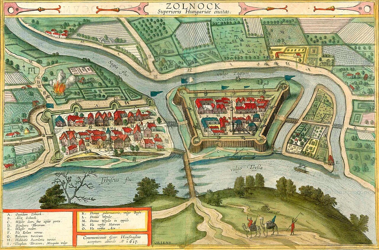 Szolnok Castle in Hungary