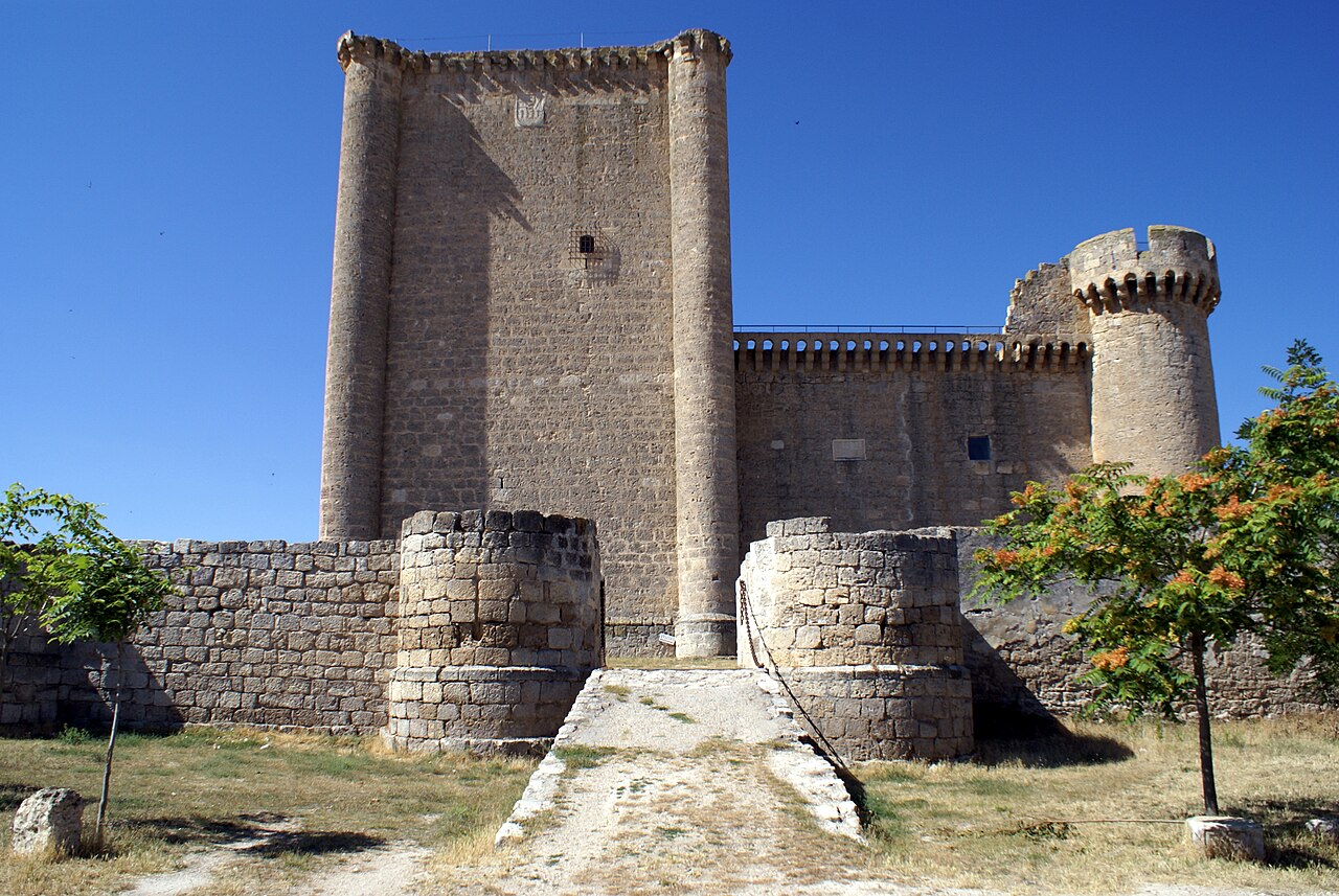 Castle of Villafuerte in Spain