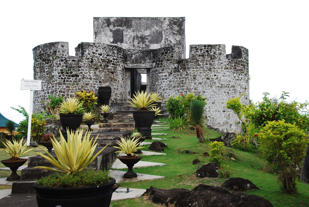 Fort Tolukko in Indonesia