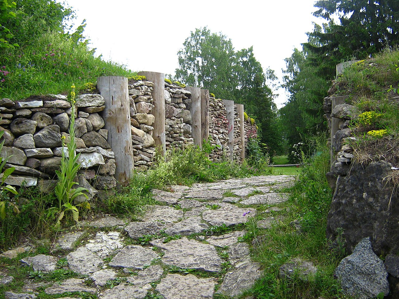 Varbola Stronghold w Estonii