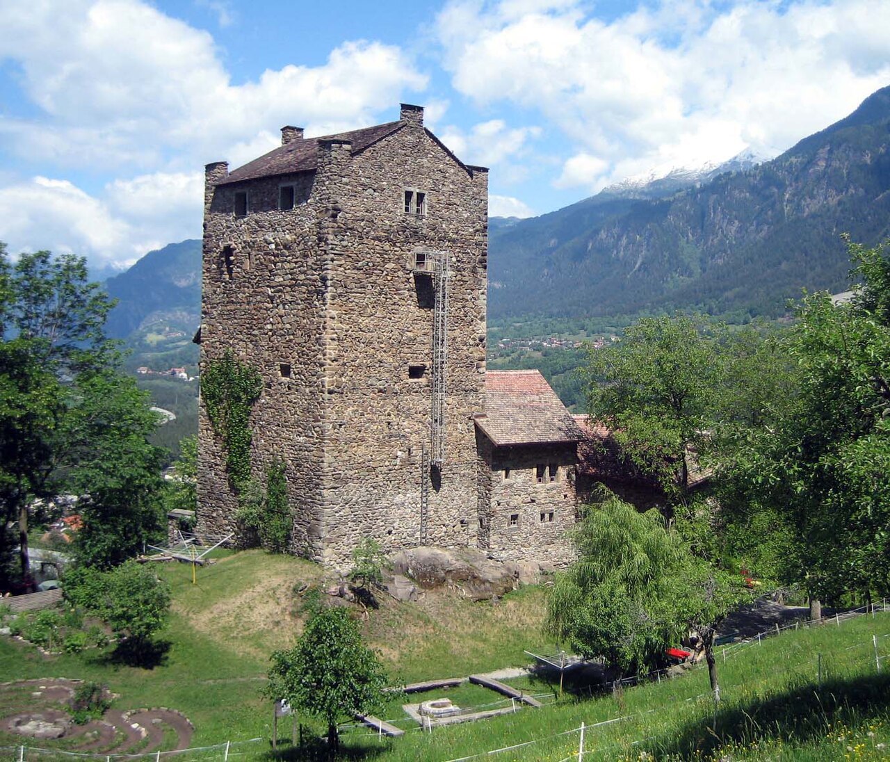 Ehrenfels Castle (Grisons) in Switzerland