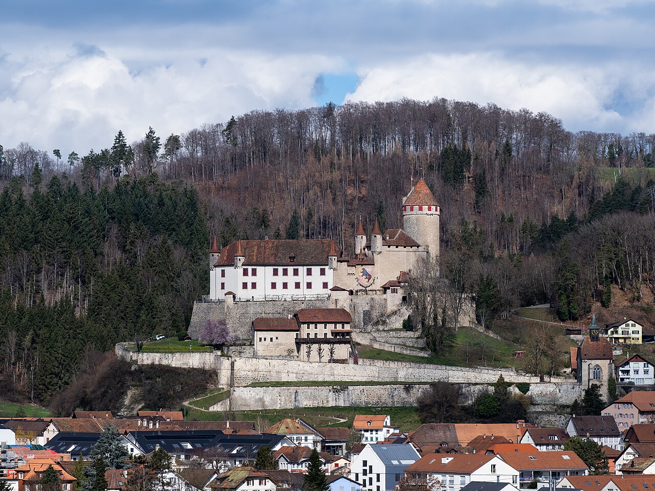 Lucens Castle in Switzerland
