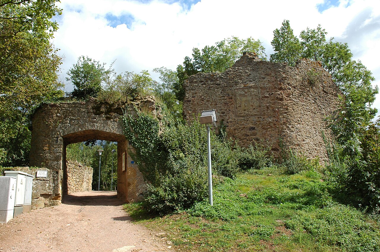 Landsberg Castle (Palatinate) in Germany