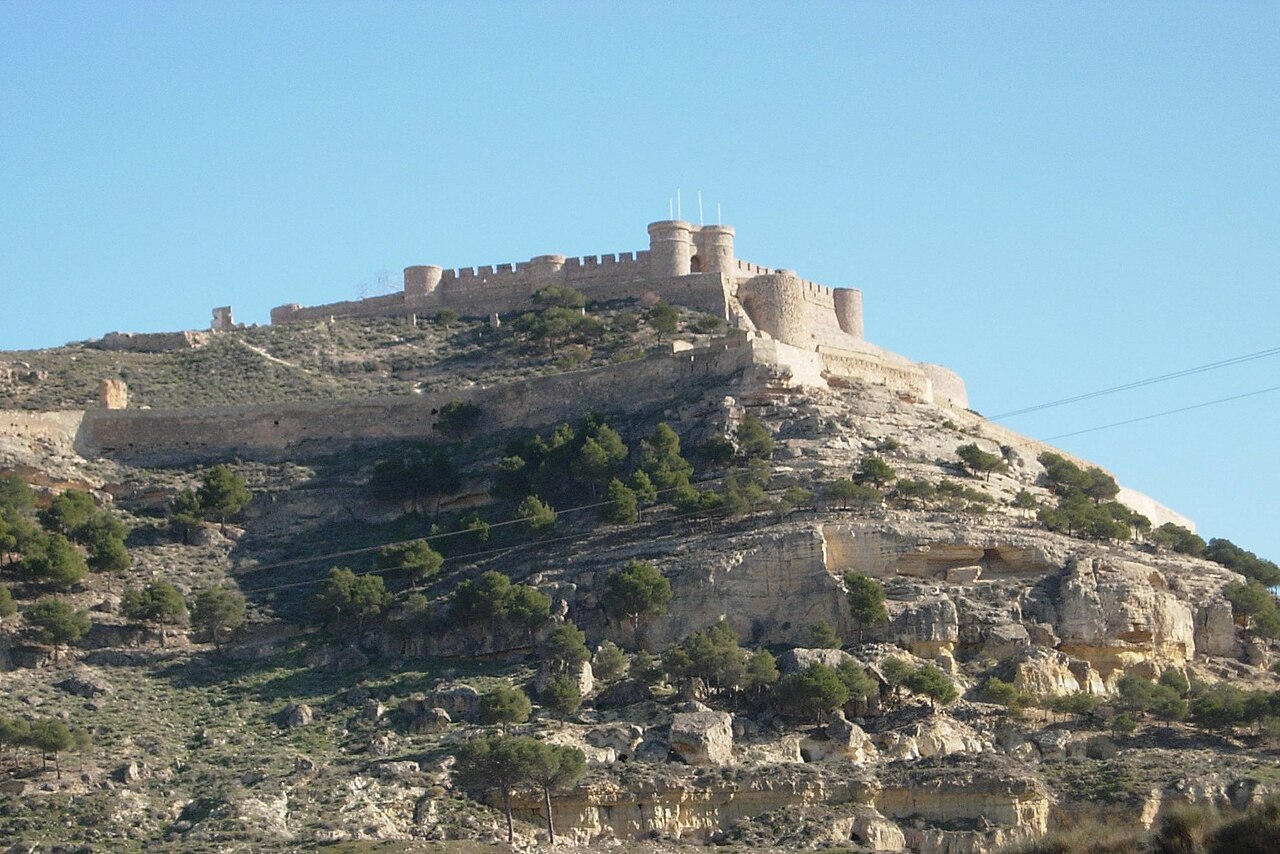 Castillo de Chinchilla de Montearagón in Spanien