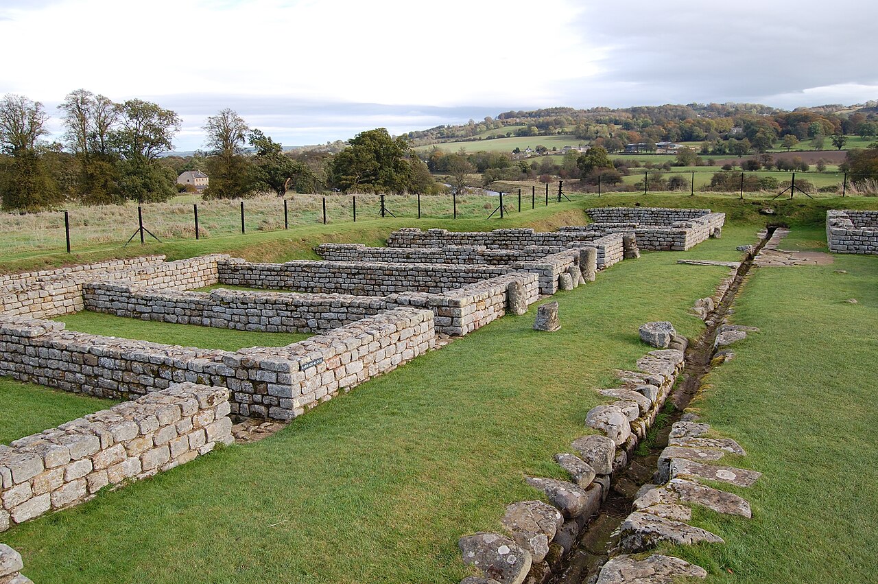 Chesters Roman Fort in England