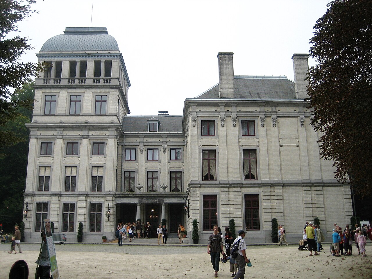 Château of Val Duchesse in Belgium
