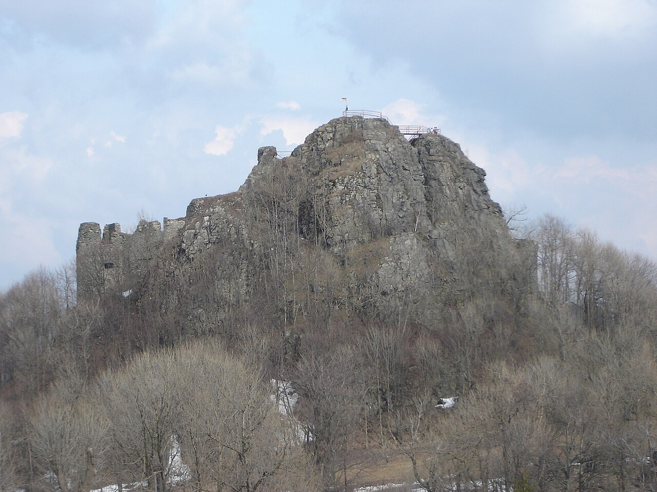 Tolštejn Castle in the Czech Republic