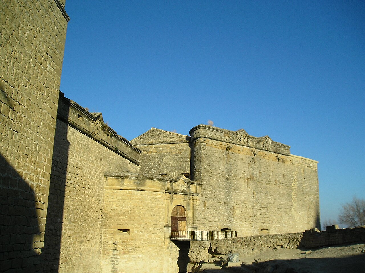 Castle of Sabiote in Spanien