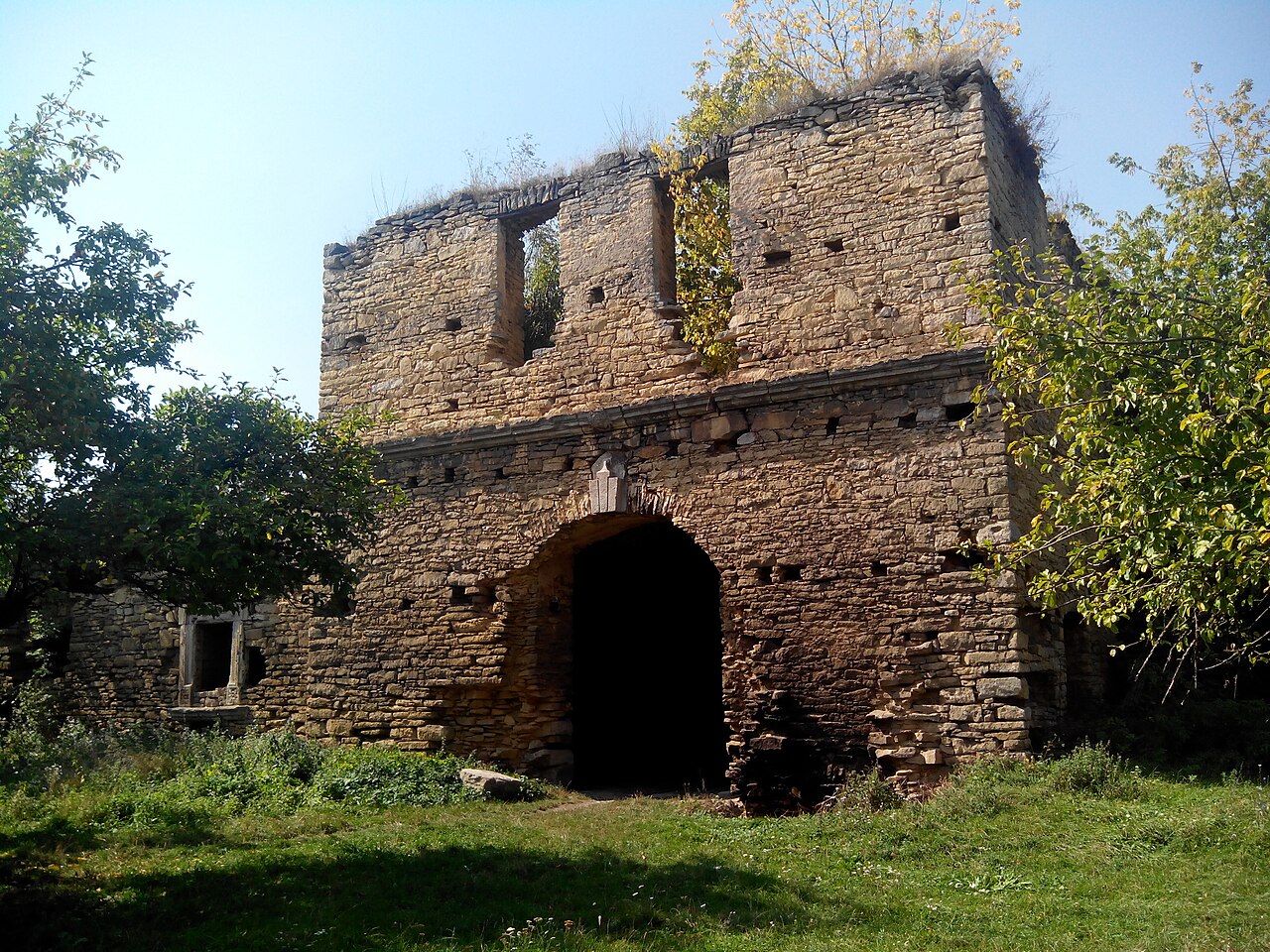 Chernelytsia Castle in Oekraïne