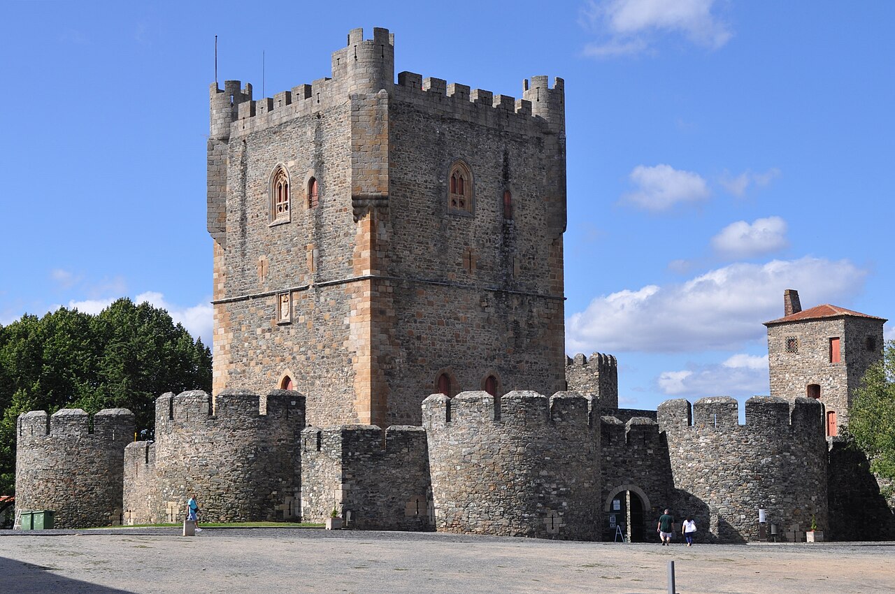 Castle of Bragança in Portugal