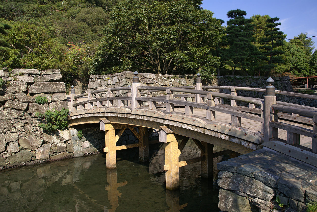Tokushima Castle in Japan