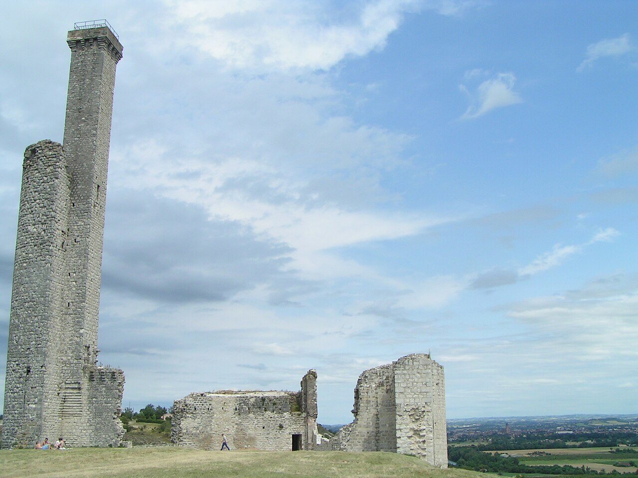 Chateau de Castelnau-de-Lévis in Frankreich