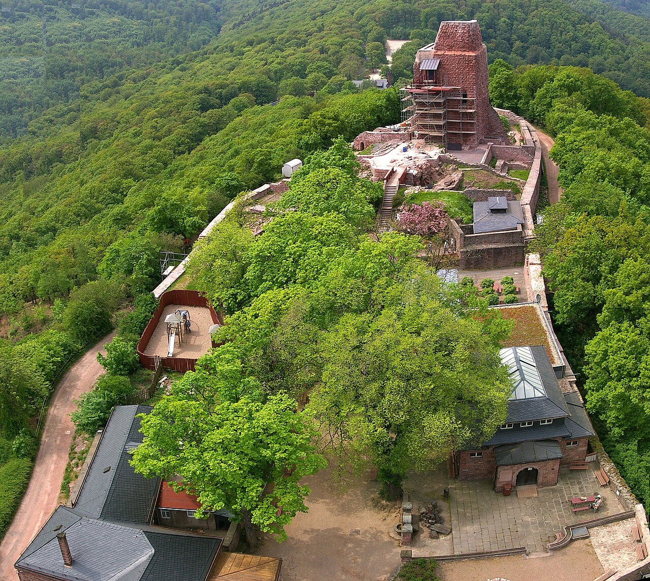 Reichsburg Kyffhausen in Deutschland