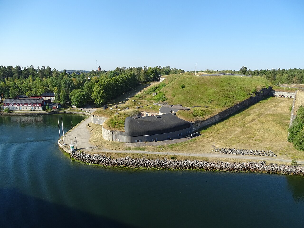 Oskar-Fredriksborg Fortress in Sweden