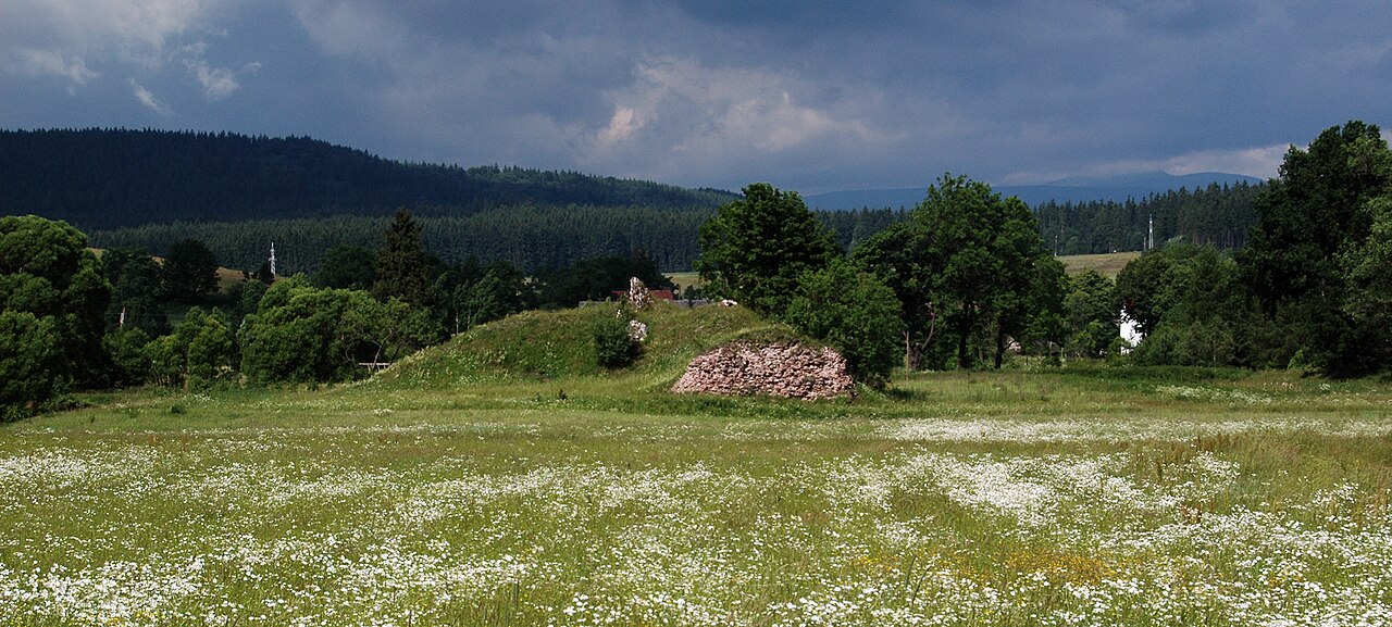 Wojaczów Castle in Poland
