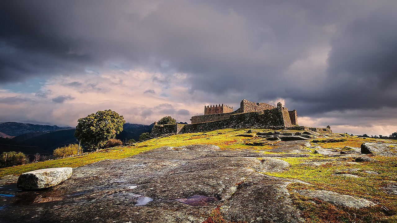 Castle of Lindoso in Portugal