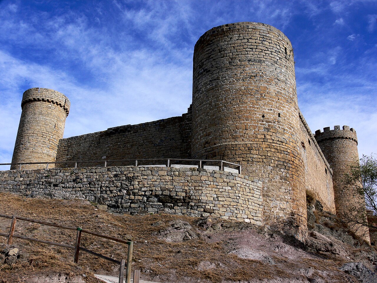 Castle of Cornago in Spain