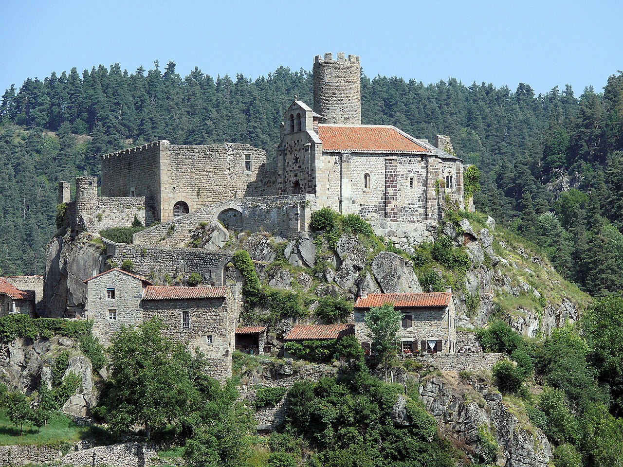 Château de Chalencon in France