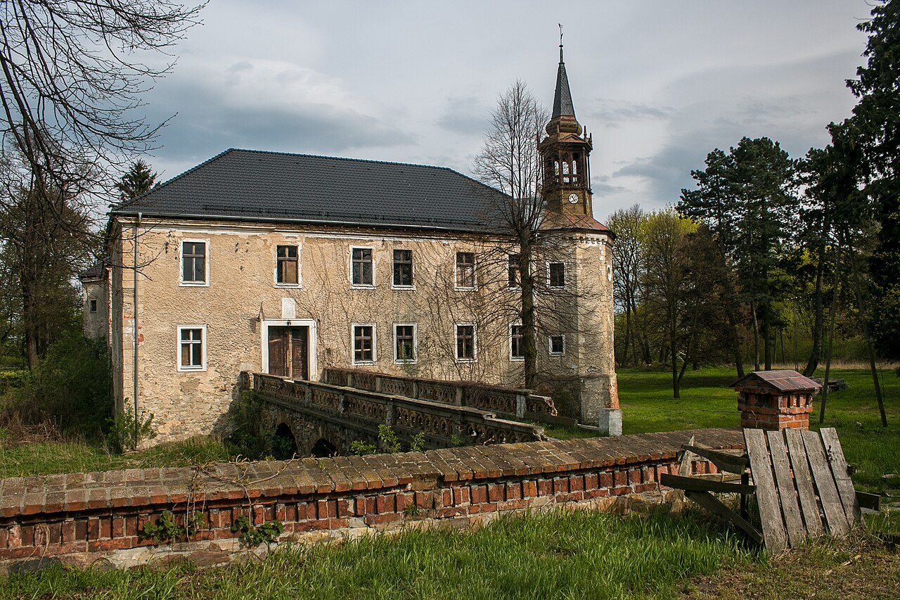 Prieborn Castle in Poland