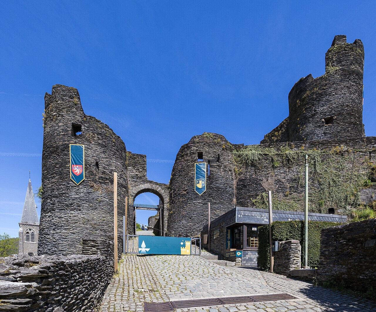 Castle of La Roche-en-Ardenne en Bélgica