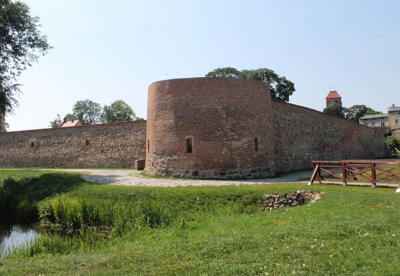Castle in Lubawa in Poland
