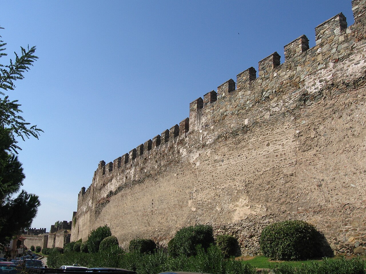 Byzantinische Stadtmauer (Thessaloniki) in Griechenland