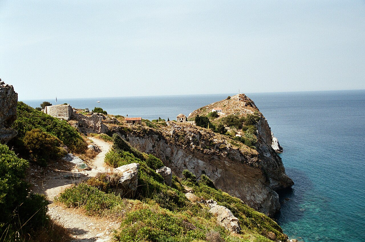 Skiathos Castle in Greece