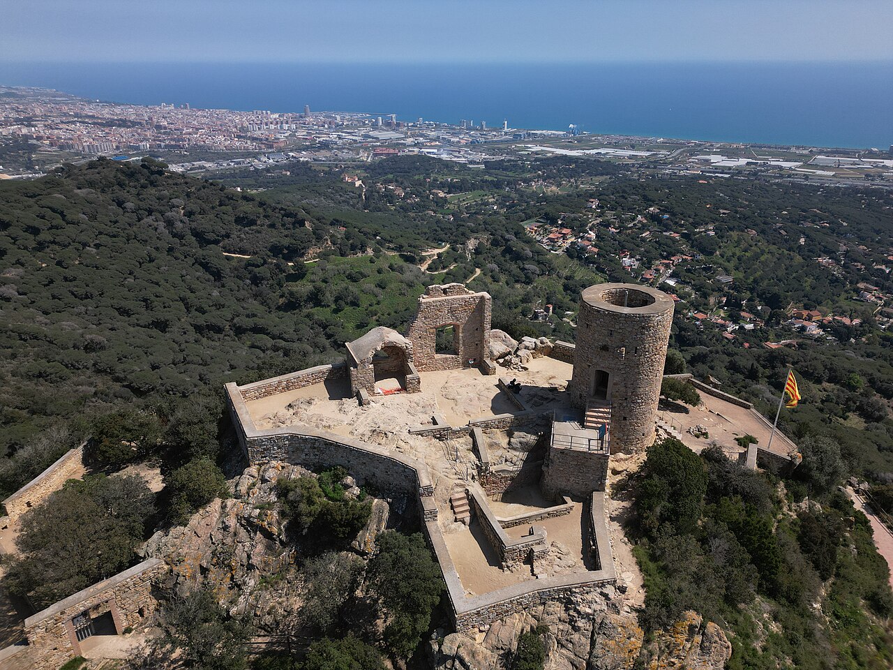 Castell de Burriac in Spain