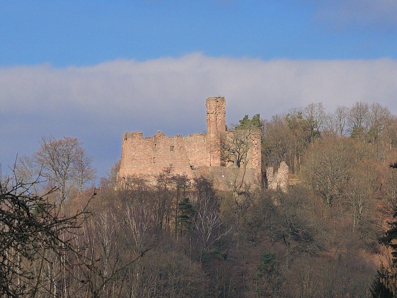Hohenecken Castle in Germany