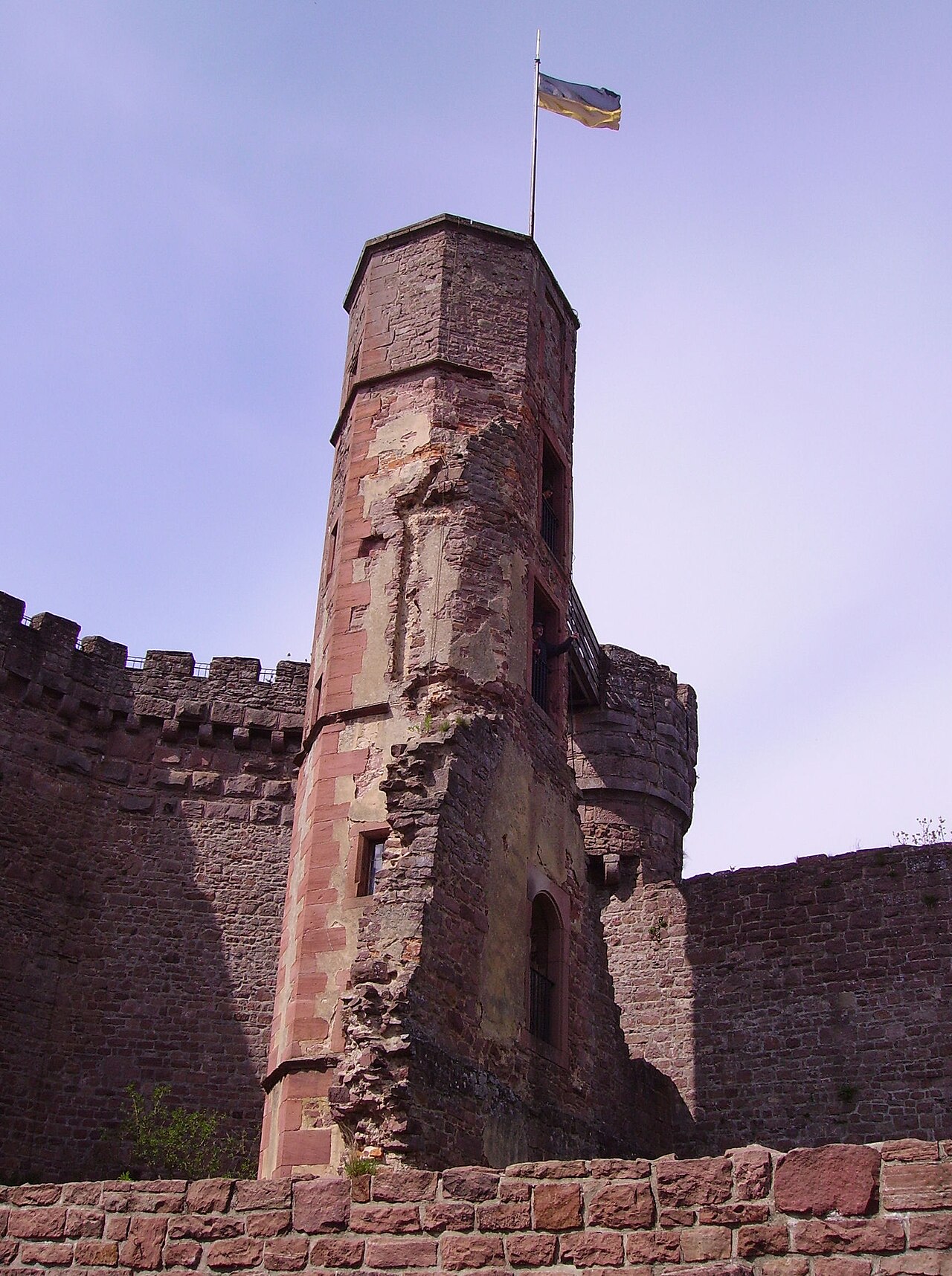 Bergfeste Dilsberg in Duitsland