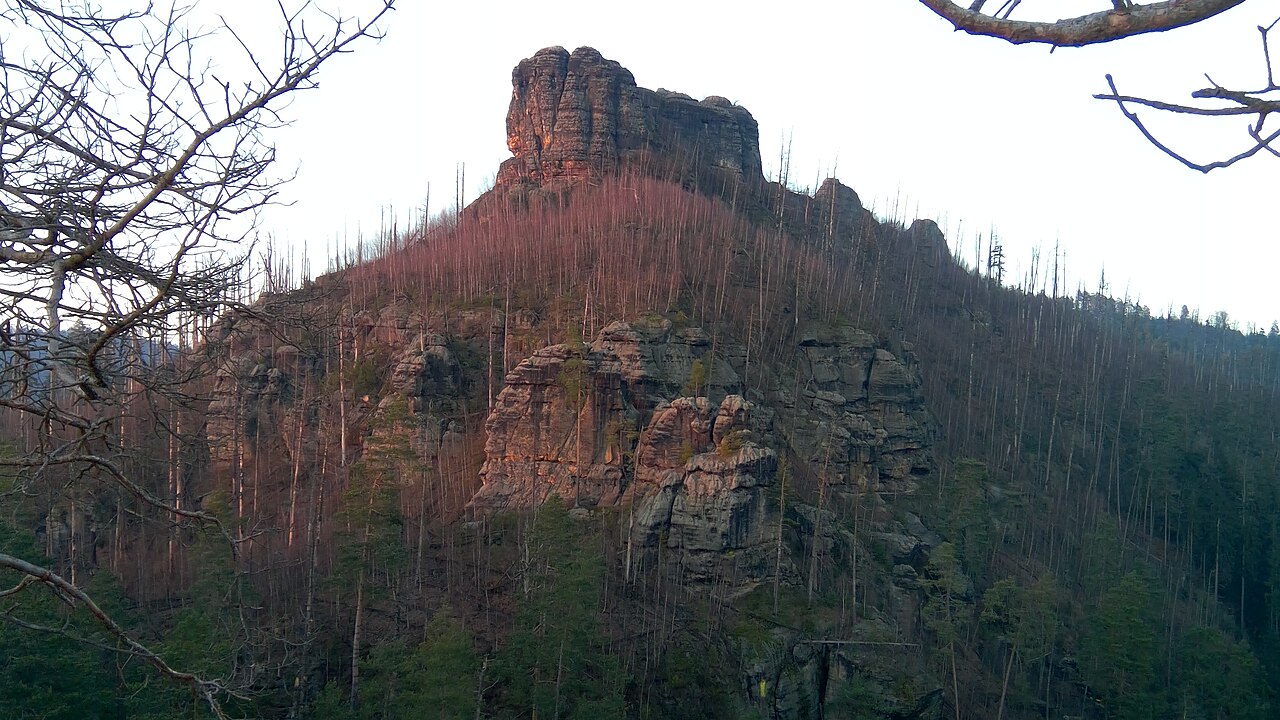 Falkenštejn Castle in the Czech Republic
