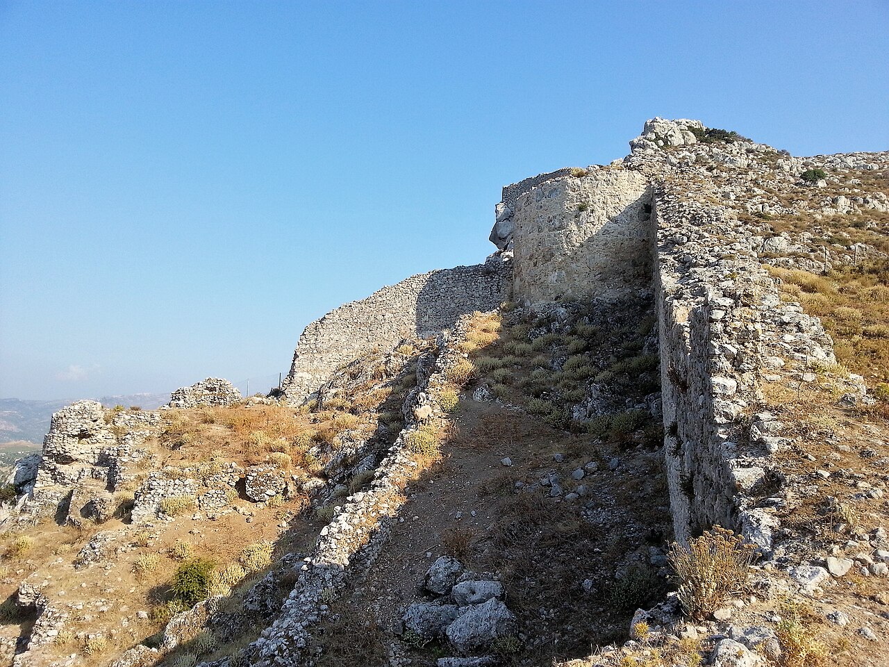Castle of Temenos in Greece