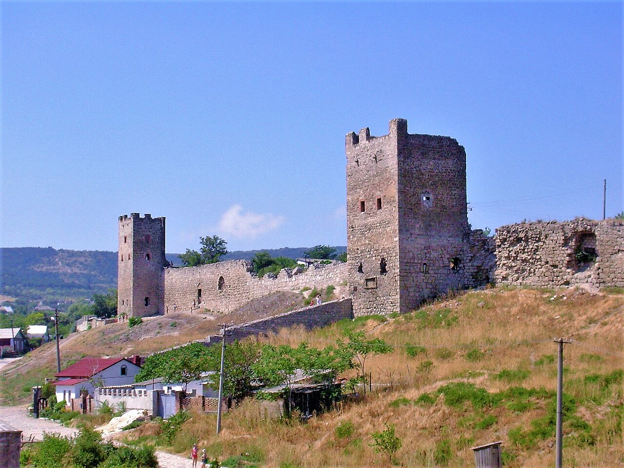 Kaffa genoese fortress na Ukrainie