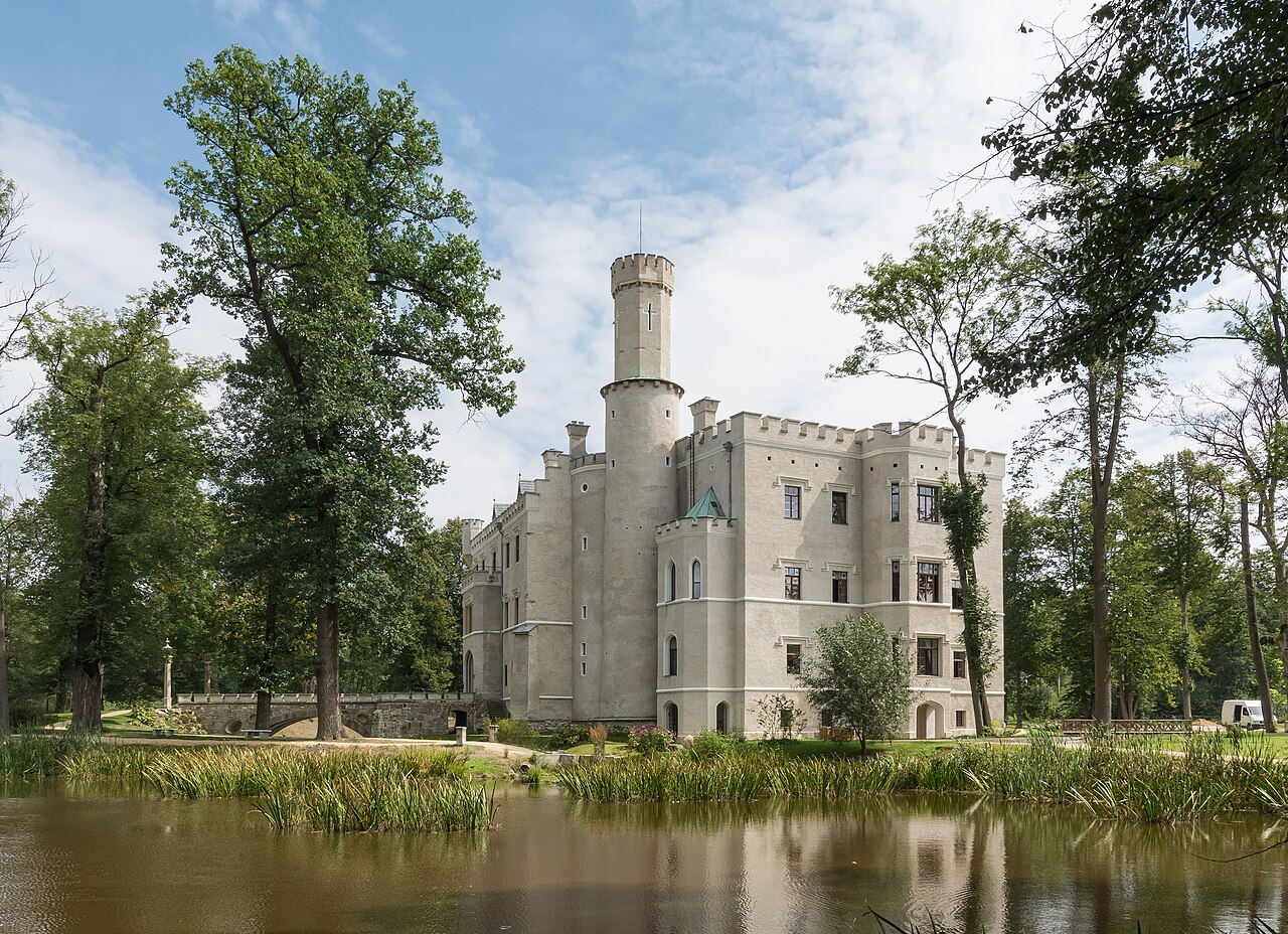 Fischbach castle (Silesia) in Poland