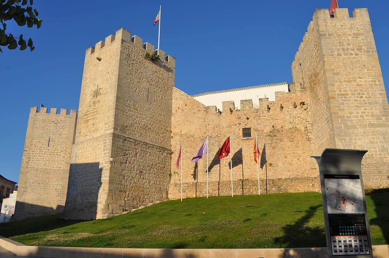 Zamek w Loulé w Portugalii