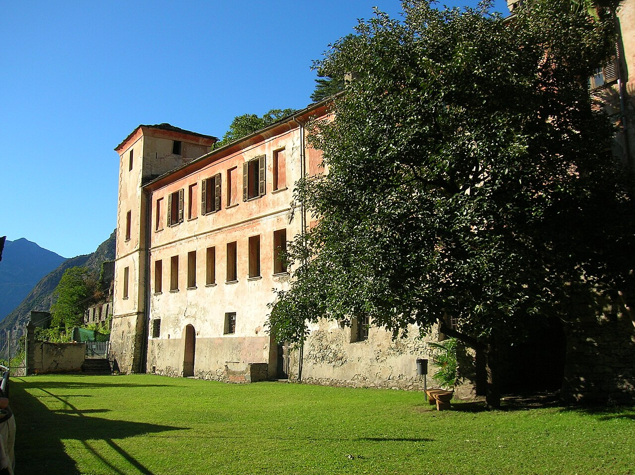 Arnad Lower Castle in Italy