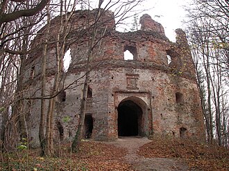 Herburt castle in Dobromyl