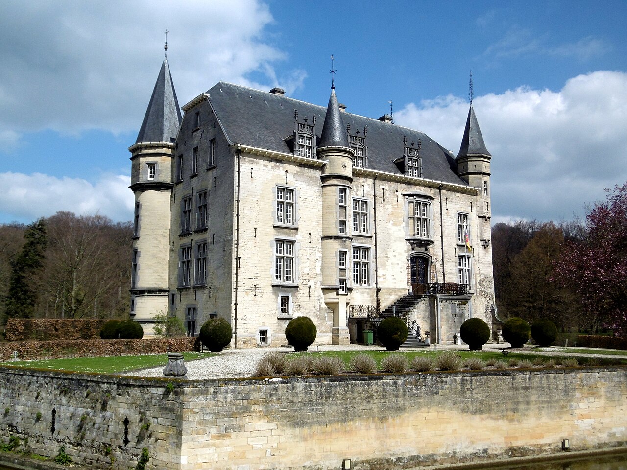 Schaloen Castle in the Netherlands