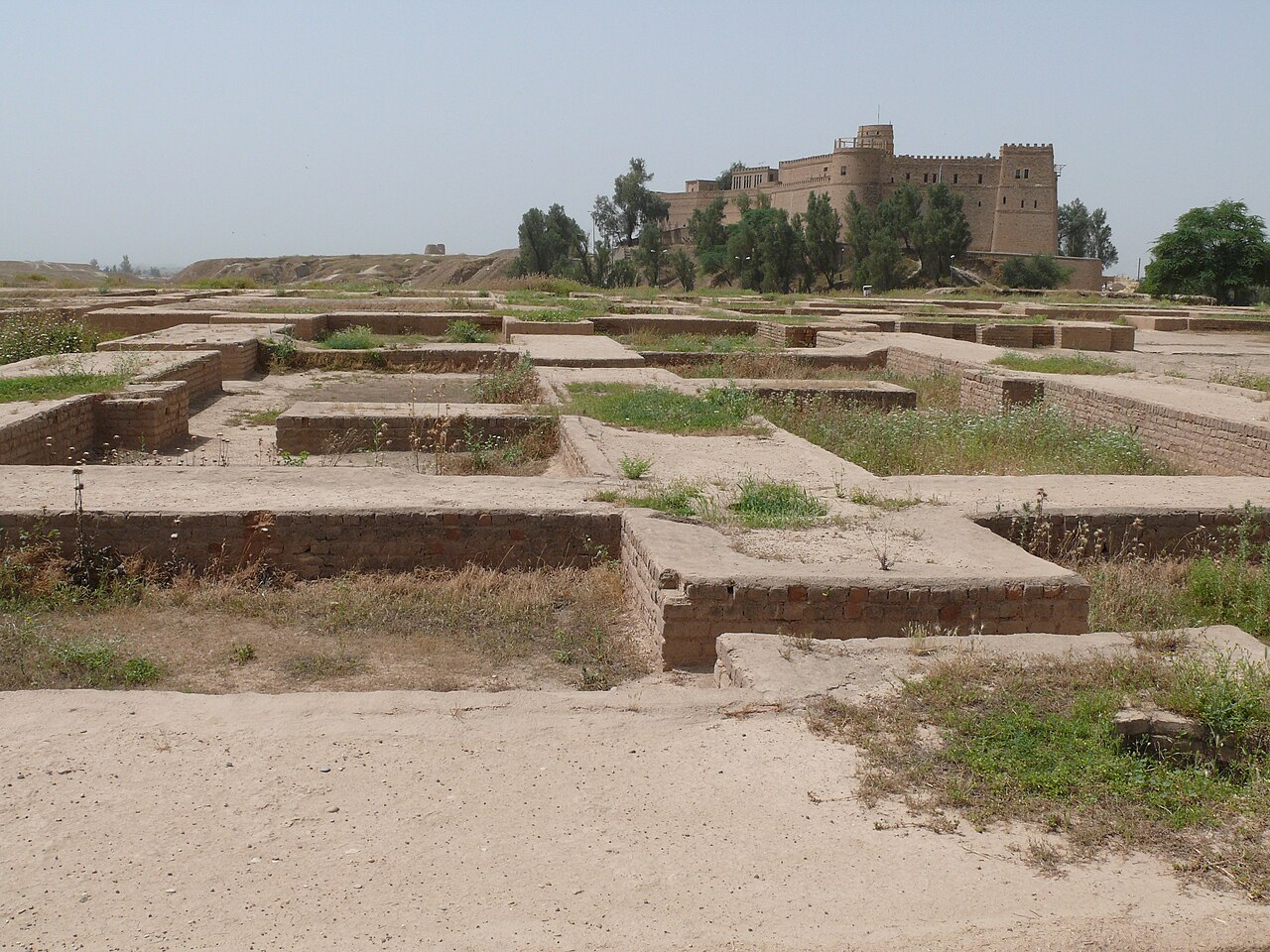 Palace of Darius in Susa in Iran