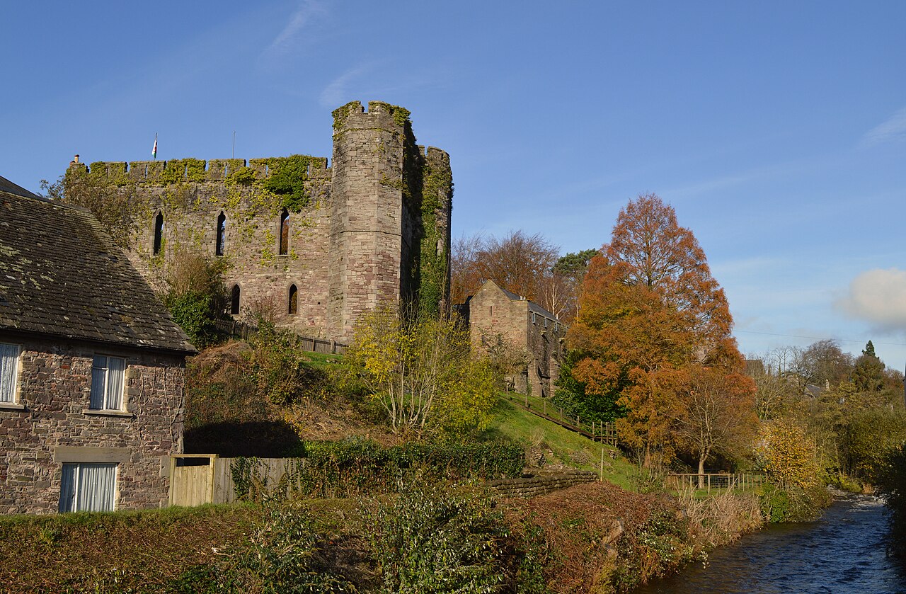 Brecon Castle in Wales