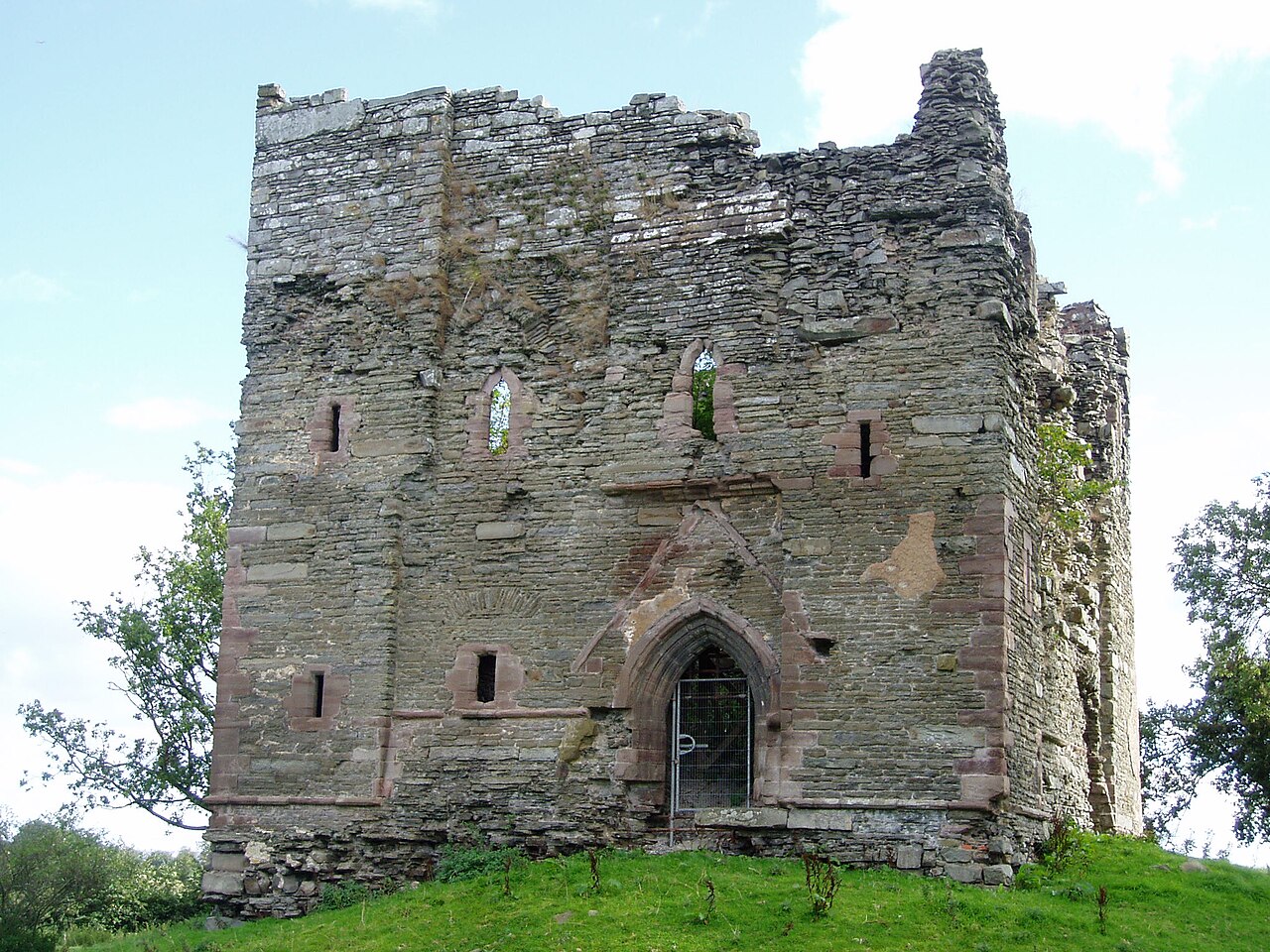 Hopton Castle en Inglaterra