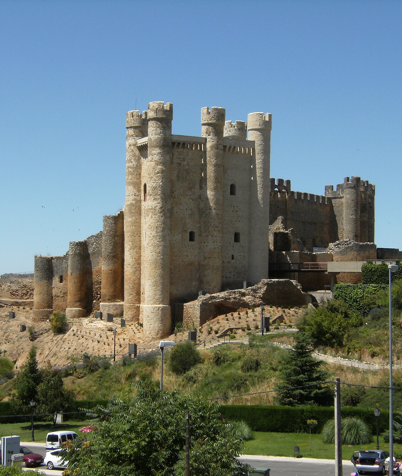 Castillo de Valencia de Don Juan in Spanien