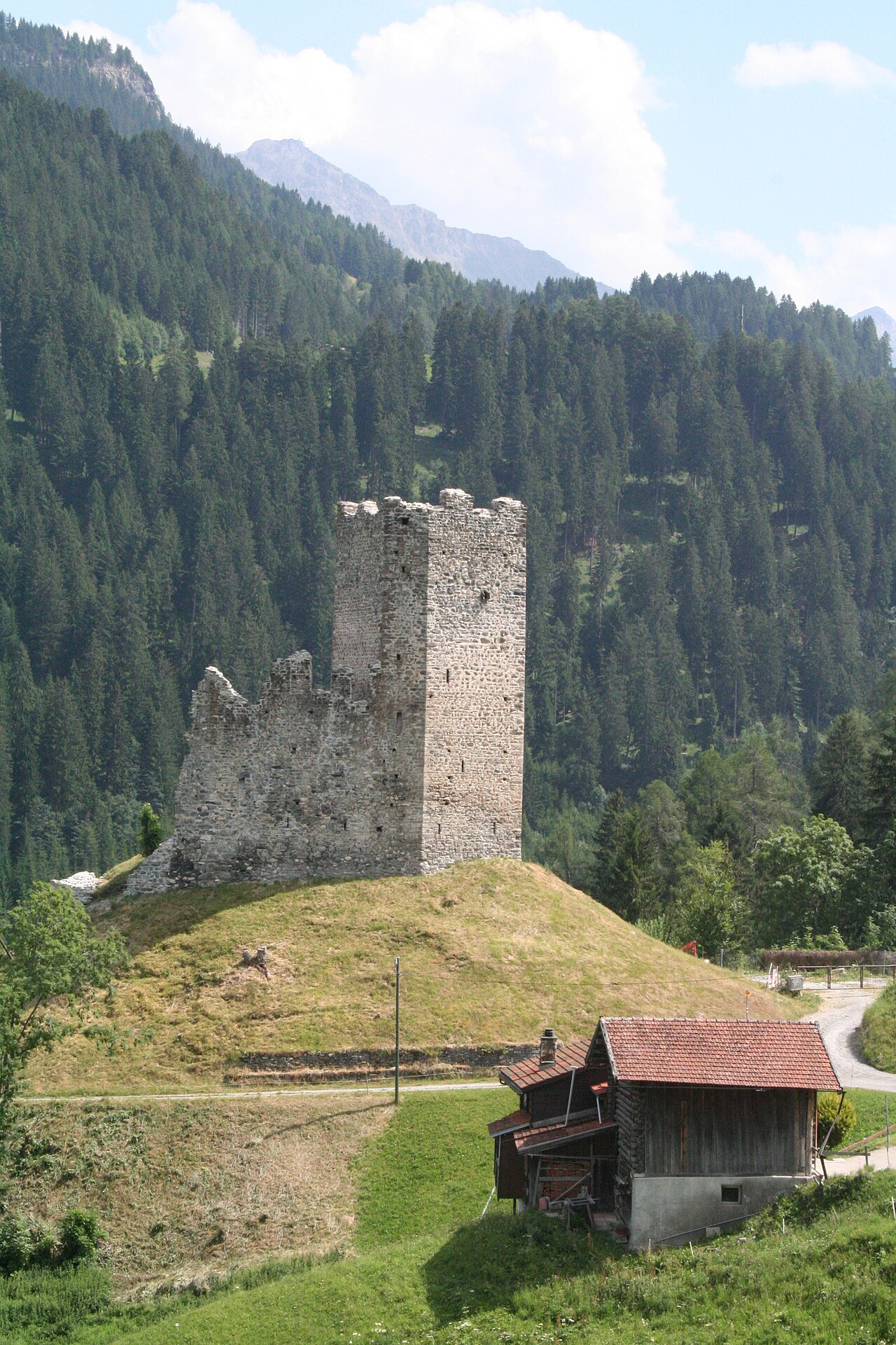 Strassberg Castle in Switzerland