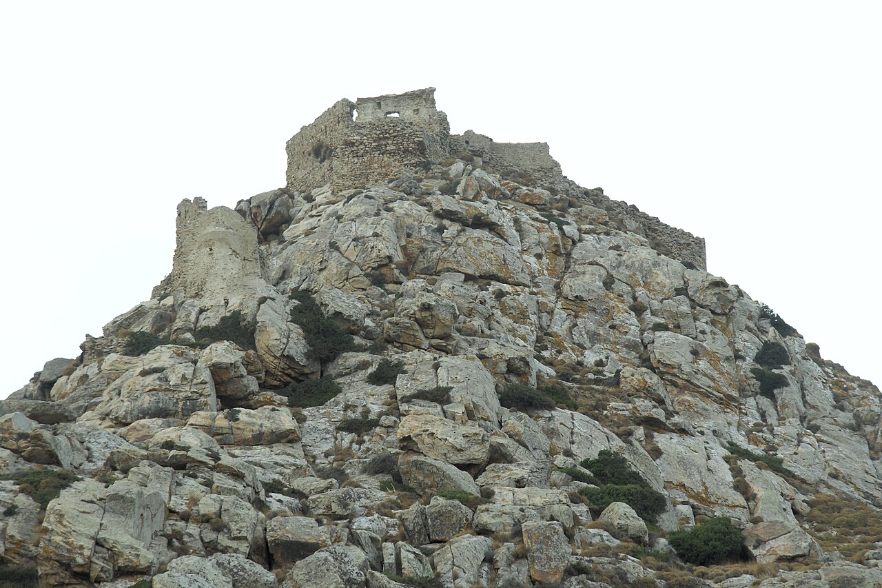 Apano Kastro of Naxos w Grecji